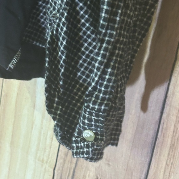 NWT Upcycled Masculine Flag Flannel Tee Size L-XL - Picture 3 of 5